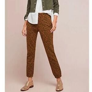 ANTHROPOLOGIE SANCTUARY Leopard Jogger Pants